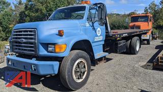 1997 Ford F800 Tilting Flat Bed
