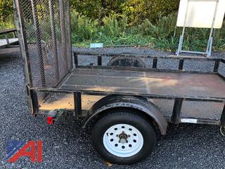 2005 Tractor Supply 5' x 8' Landscape Trailer with Ramp