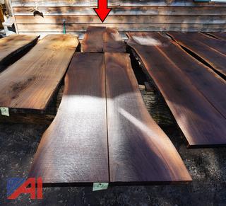 Live Edge Walnut Book Matched Table Slabs