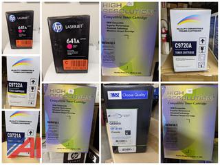 Various Replacement Toner For HP Printers, New/Old Stock