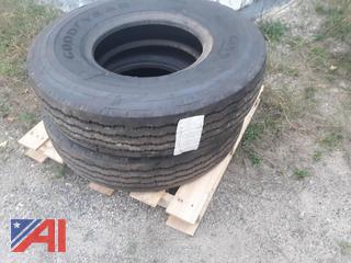 (#15) Goodyear 11.00R20 G159 Tires, New/Old Stock