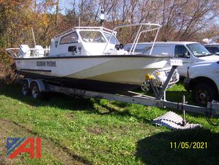 1988 Boston Whaler Boat and Trailer