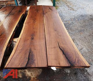 Live Edge Walnut Conference Table Slabs