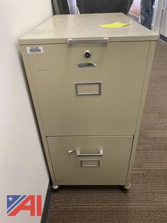 Metal 2-Door Filing Cabinet