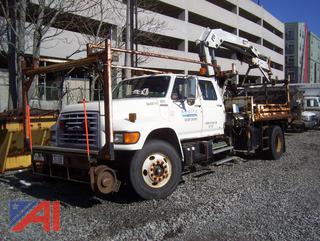 **Lot Updated** 1998 Ford F800 Boom Truck (AG88747)