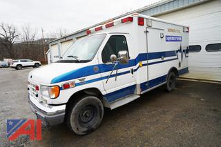 **Lot Updated** 1998 Ford E350 Wheeled Coach Moduvan Ambulance