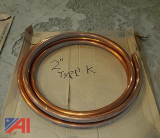2" K Copper Pipe-20' -New/Old Stock