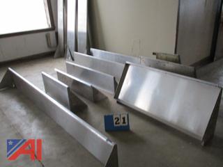Stainless Steel Wall Mount Shelves