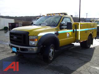 2009 Ford F550 Utility Truck with Crane (728)
