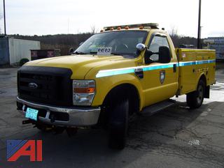 2008 Ford F350 XL Super Duty Utility Truck with Plow (615)