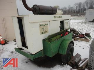 Sullair Air 160 Trailered Compressor & Jack Hammers