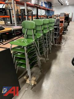Green Stacking Chairs