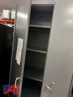 Gray 5 Shelve Storage Cabinet