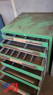 7 Drawer Vidmar Tooling Cabinet (Green)