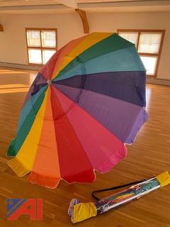 Rainbow Patio Umbrellas