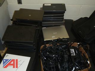 (#14) Various Laptops, Bags, & Power Supplies