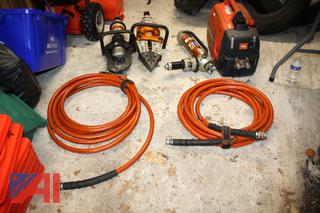 Complete Holmatro Hydraulic Extrication tool set