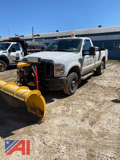 2010 Ford F250 XL Super Duty Pickup Truck with Plow