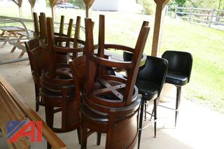 (#8) Bar Chairs & Wooden Stools
