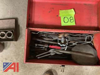 (#8) Tool Box with Various Wrenches and Tools