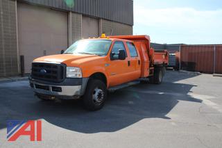 2006 Ford F550 Dump Truck with Plow