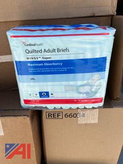 Covidien 67093 Adult Diapers, New/Old Stock