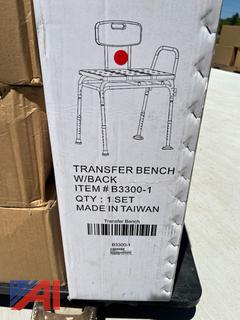 Medical Shower Transfer Benches, New/Old Stock