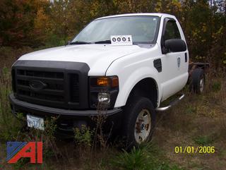 2008 Ford F250 XL Super Duty Cab  and Chassis (177X)