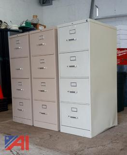 Steel 4-Drawer File Cabinets