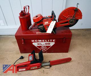 Homelite #XL-98 Saw & Chain Saw