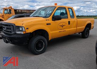 2002 Ford F250 XL Super Duty Extended Cab Pickup Truck