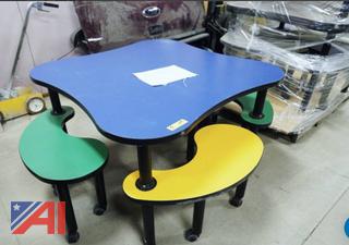 *LOT UPDATED* Library School Table Sets