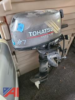 (#15) 2004 Tohatsu 4-Stroke 6HP Outboard Motor, Model MFS6A2S