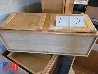 Assorted Kitchen Wood Cabinets