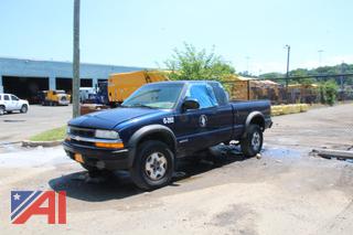 2001 Chevy S10 Extended Cab Pickup Truck