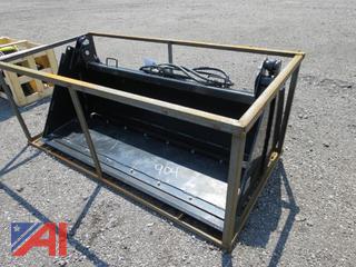 Skid Steer Mounted Clam Shell Bucket