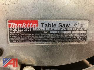 Makita 2708 Table Saw Auction | Auctions International