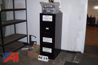 File Cabinet with PPE Contents
