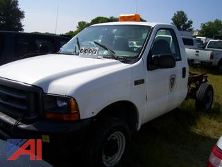 2001 Ford F250 XL Super Duty Cab and Chassis (918C)