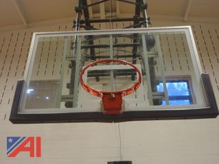 Basketball Hoops with Glass Backboards