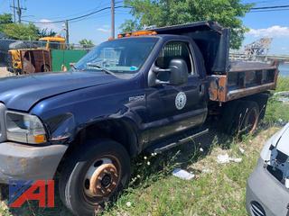 2003 Ford F450 Dump Truck with Plow