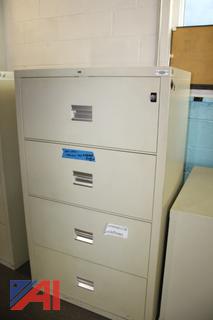 Cement Lined Lateral File Cabinet  