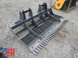 77" Skid Steer Land Sculptor with Front Comb