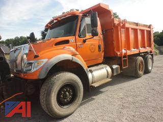 2005 International 7600 Dump Truck with Snow Plow & Wing