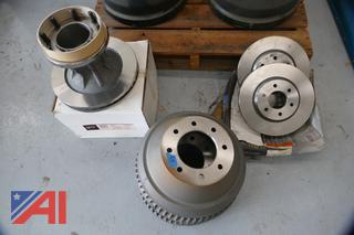 (#5) Brakes, Rotor Hub, Rotors and Cutaways, New/Old Stock
