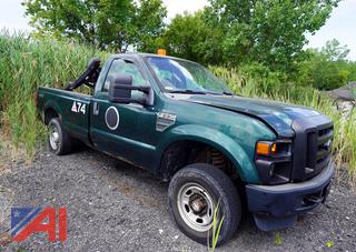 2008 Ford F250 XL Super Duty Pickup Truck with Plow/74