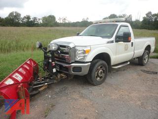 2012 Ford F250 XLT Super Duty Pickup Truck with Plow