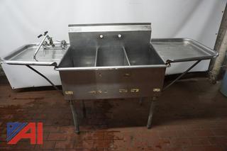Eagle 39" 3 Bay Stainless Steel Sink