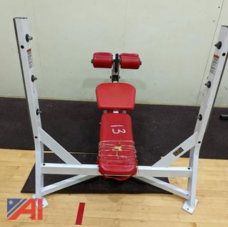 Hammer Strength Bench Rest/Curling Machine