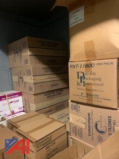 Styrofoam Containers, New/Old Stock